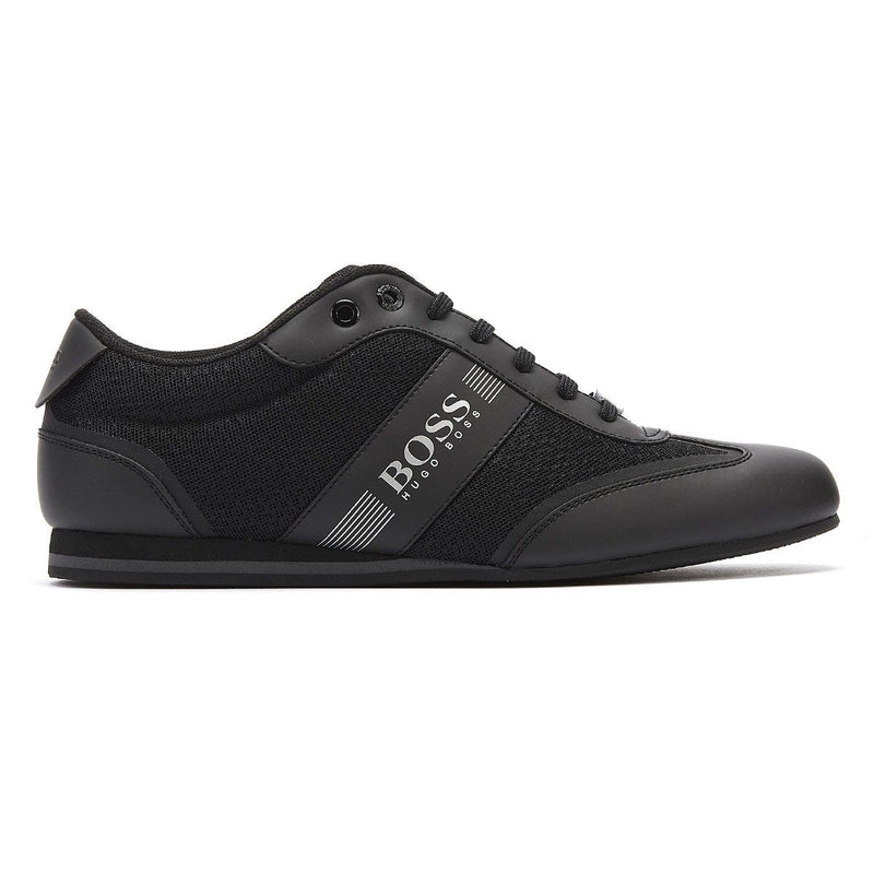 BOSS Lighter Mix Low Mens Black Trainers