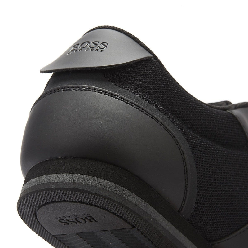 BOSS Lighter Mix Low Mens Black Trainers