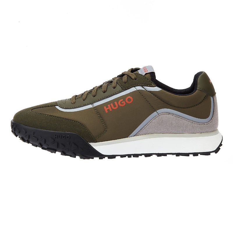 HUGO Casey Runn Mens Trainers Dark Green