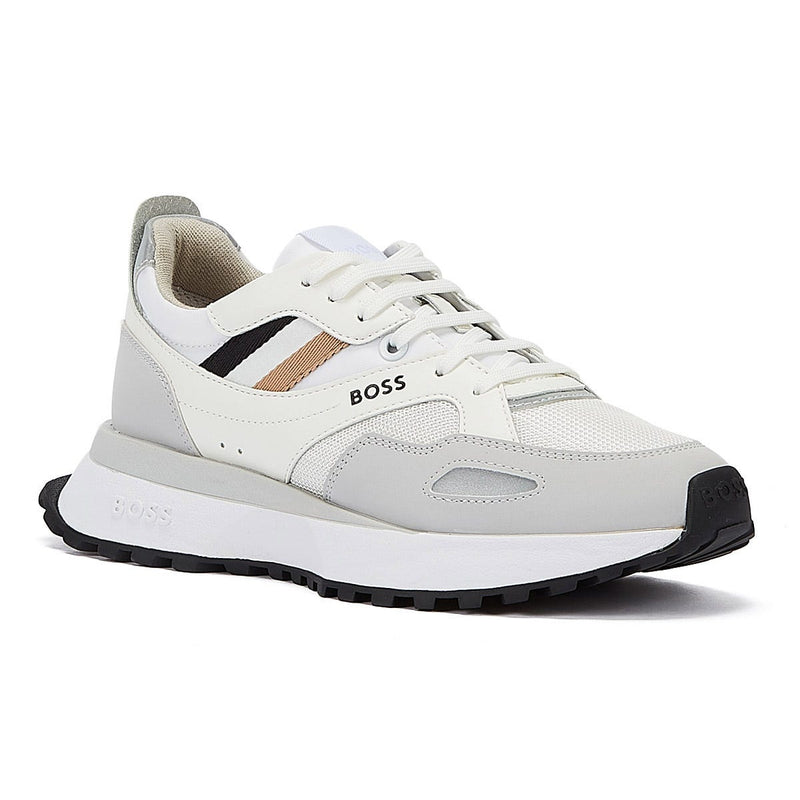 Boss Jonah Runn Womens White Trainers