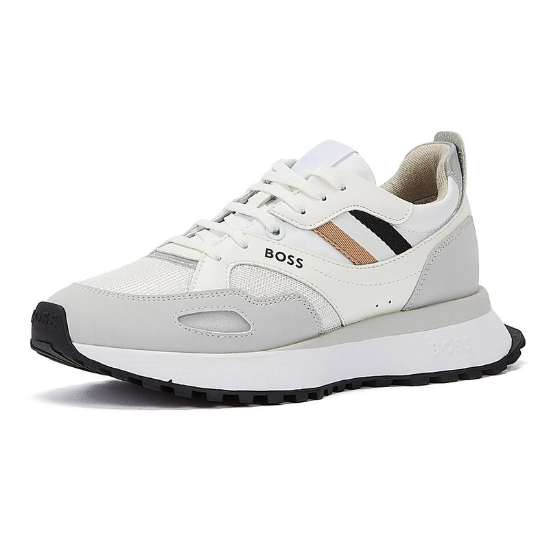 Boss Jonah Runn Womens White Trainers
