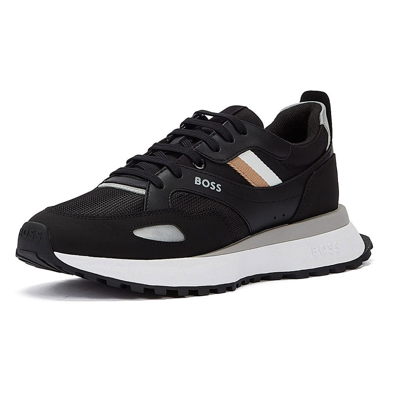 Boss Jonah Runn Black Womens Black Trainers