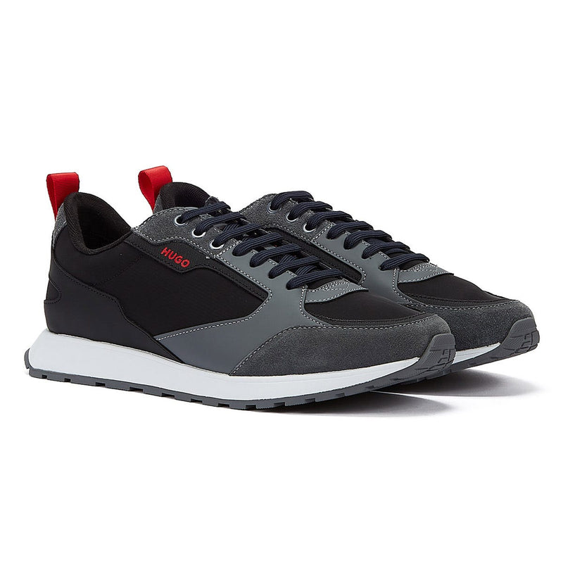 Hugo Icelin Runn Open Mens Grey Trainers