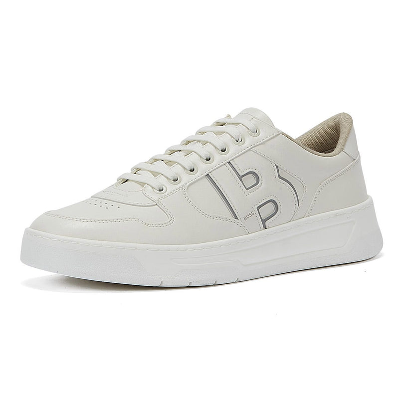 Boss Baltimore Tenn Mens White Trainers