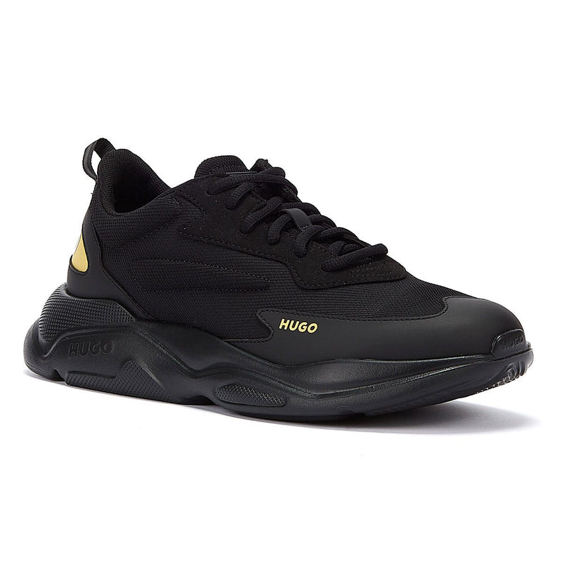 Hugo Leon Runn Mens Black Trainers