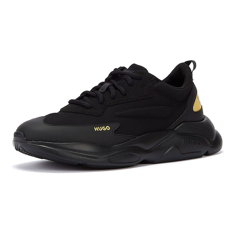 Hugo Leon Runn Mens Black Trainers