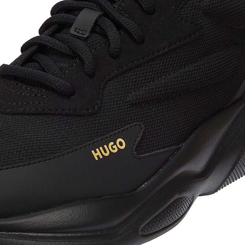 Hugo Leon Runn Mens Black Trainers