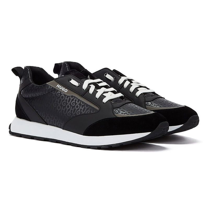 Hugo Icelin Runn Womens Print Black Trainers