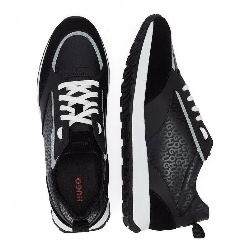 Hugo Icelin Runn Womens Print Black Trainers