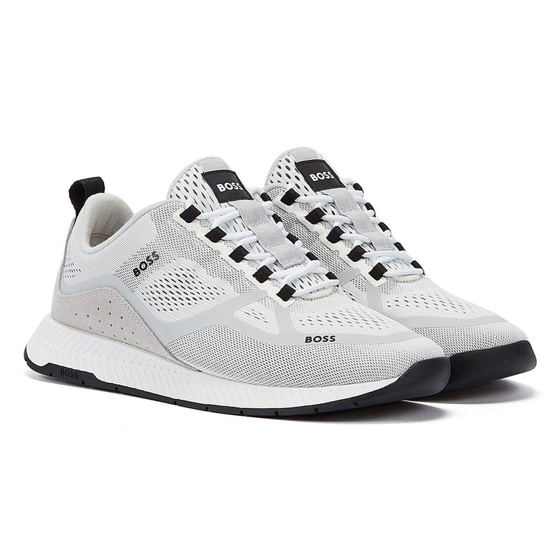 Boss Titanium Runn Mens Natural Trainers