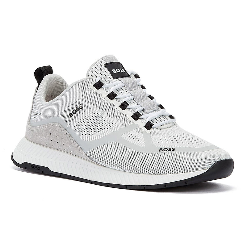 Boss Titanium Runn Mens Natural Trainers
