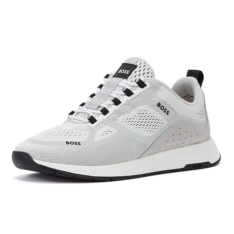 Boss Titanium Runn Mens Natural Trainers