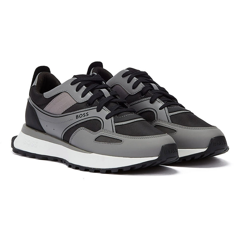 Boss Johan Runn Mens Charcoal Trainers