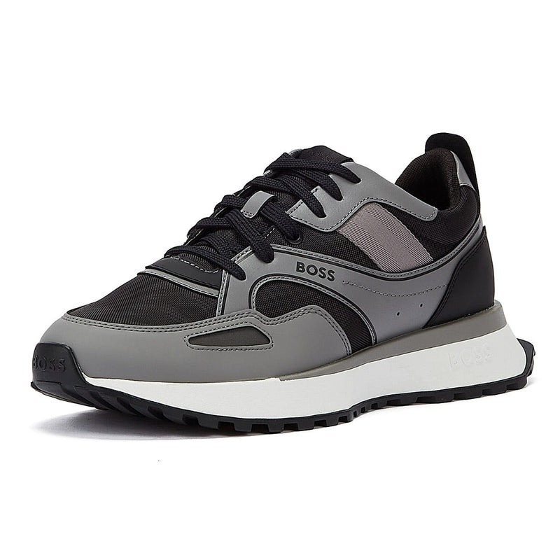 Boss Johan Runn Mens Charcoal Trainers