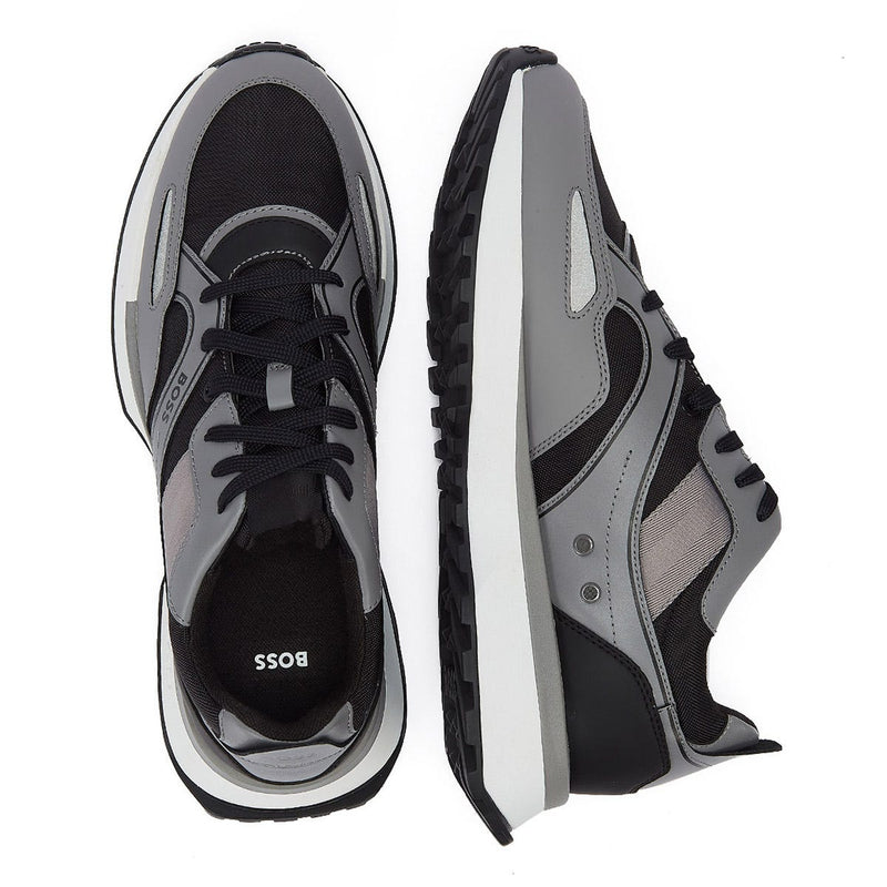 Boss Johan Runn Mens Charcoal Trainers