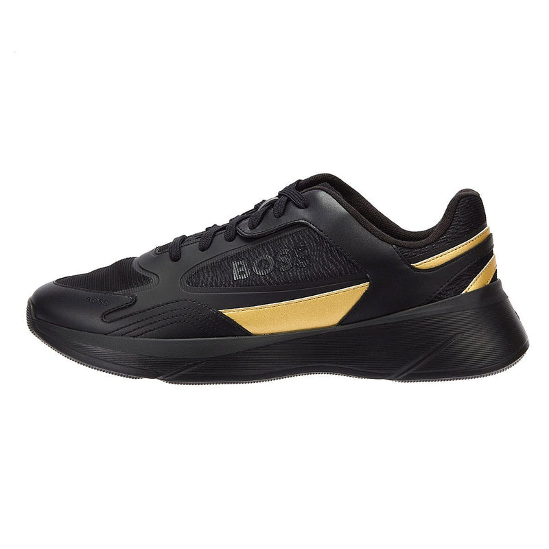 Boss Dean Runn Mens Black Trainers