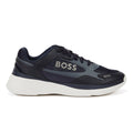 Boss Dean Runn Mens Open Blue Trainers