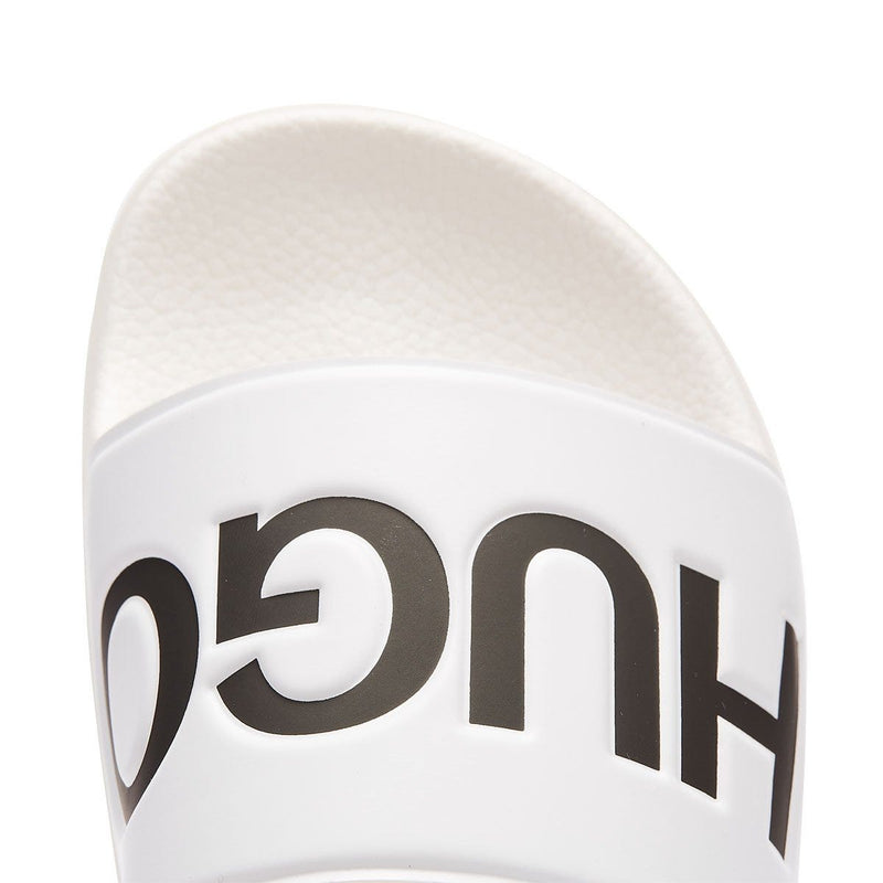 HUGO Match Mens White Slides