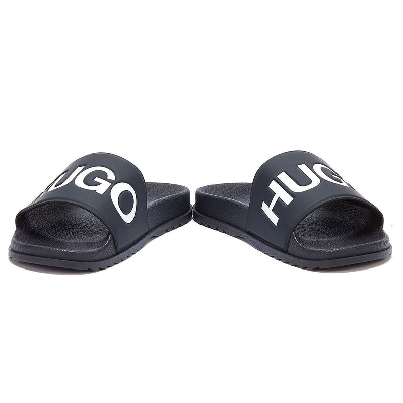 HUGO Match Mens Navy Slides