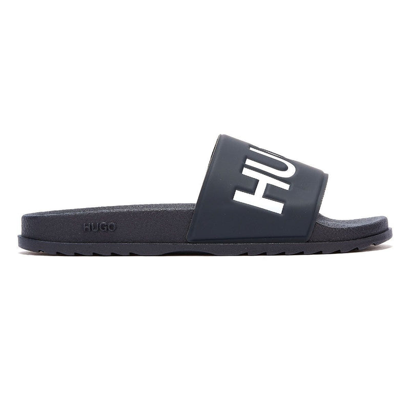 HUGO Match Mens Navy Slides