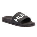 HUGO Match Mens Black Slides