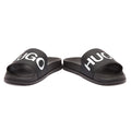 HUGO Match Mens Black Slides