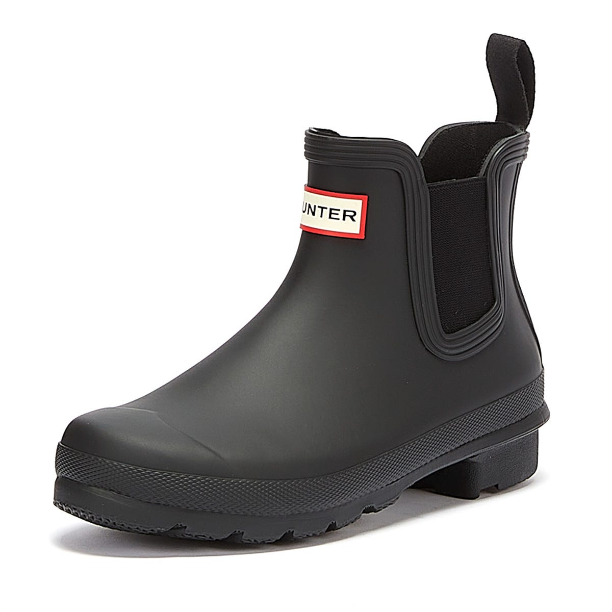 Hunter Original Chelsea Bottes en caoutchouc noires pour femmes