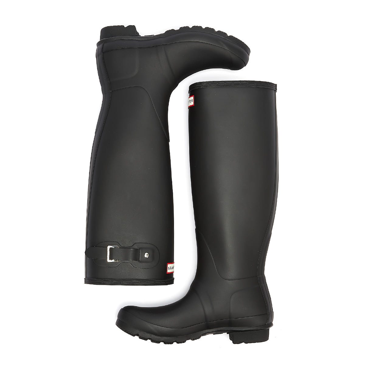 Hunter Original Tall Bottes en caoutchouc noires pour femmes