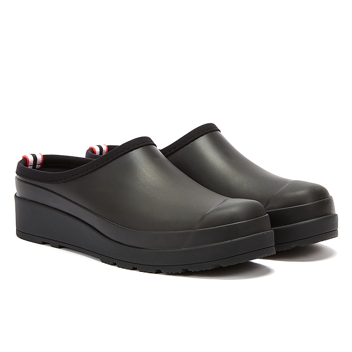Hunter Original Play Womens Black Clogs