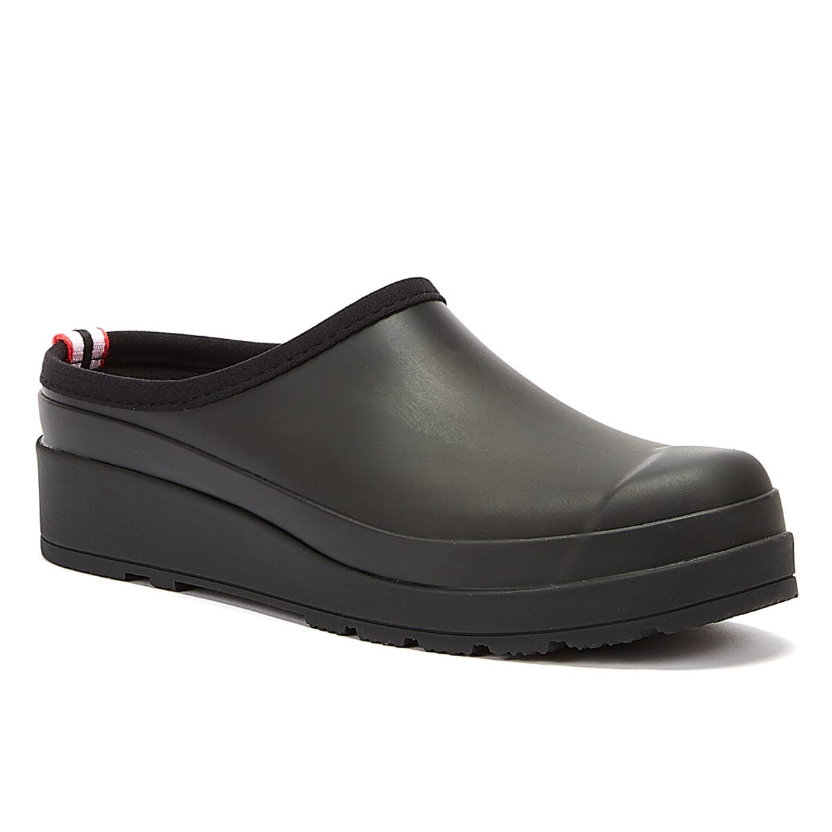 Hunter Original Play Womens Black Clogs