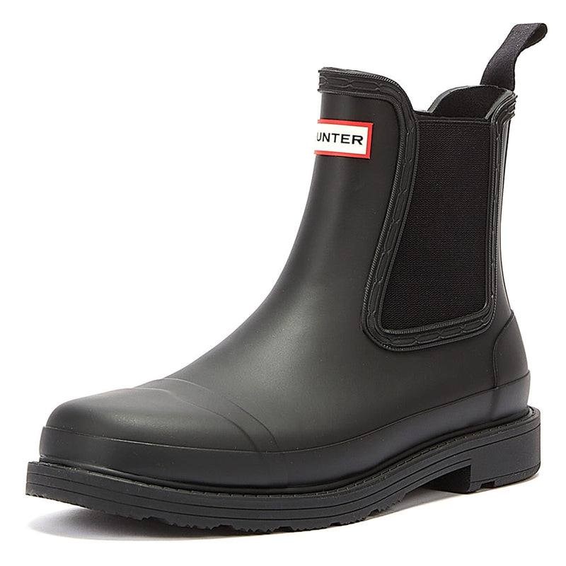 Hunter Commado Chelsea Bottes pour femmes, noires