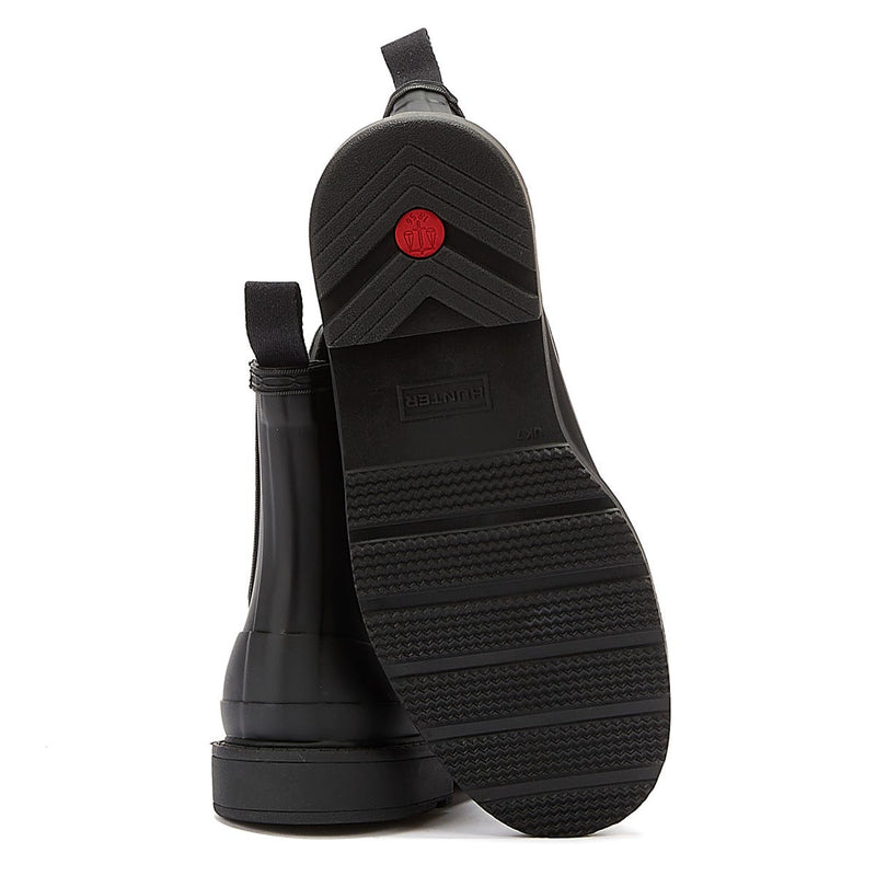 Hunter Commado Chelsea Bottes pour femmes, noires