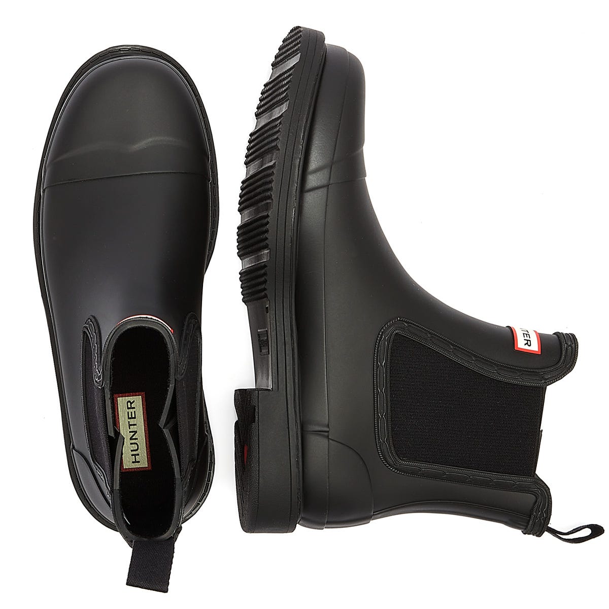 Hunter Commado Chelsea Bottes pour femmes, noires