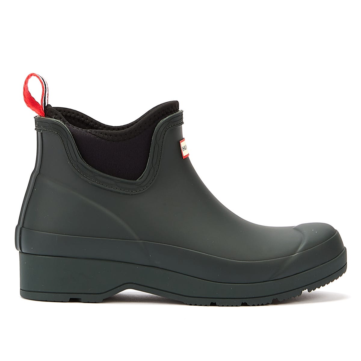 Hunter Play Chelsea Synthetic Womens Artic Moss Boots