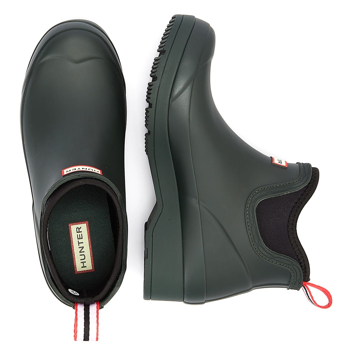 Hunter Play Chelsea Synthetic Womens Artic Moss Boots