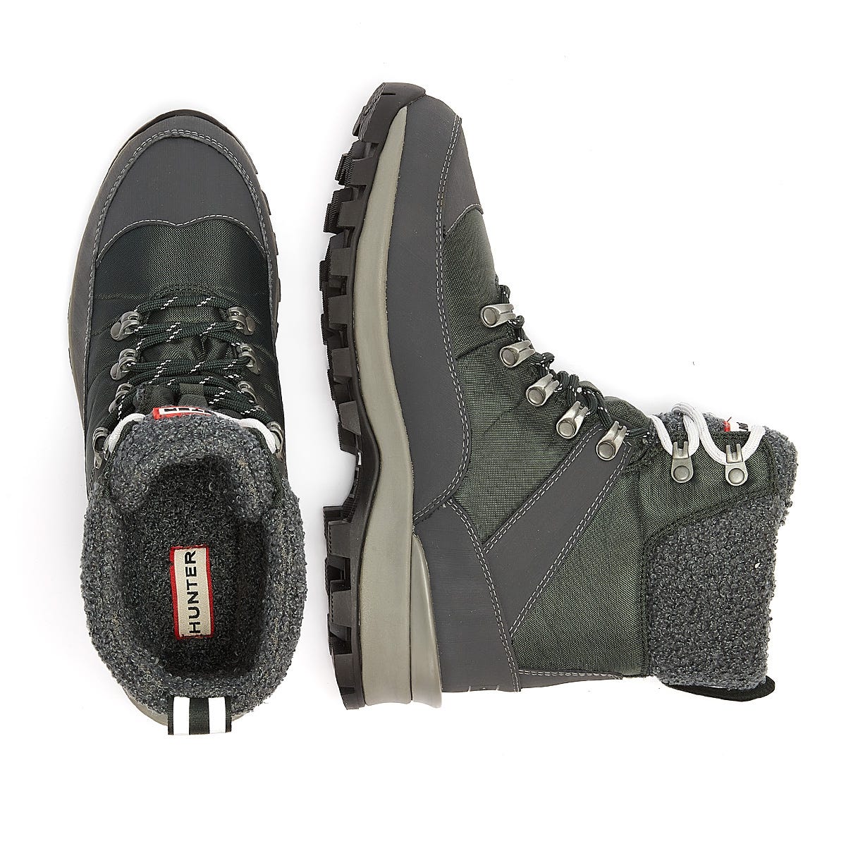 Hunter Commando Womens Navy Boots