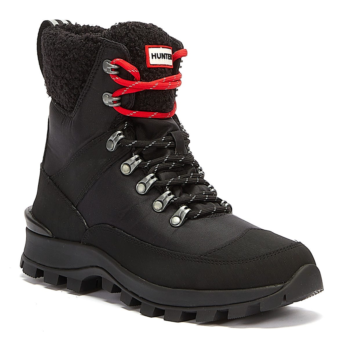 Hunter Commando Womens Black Boots