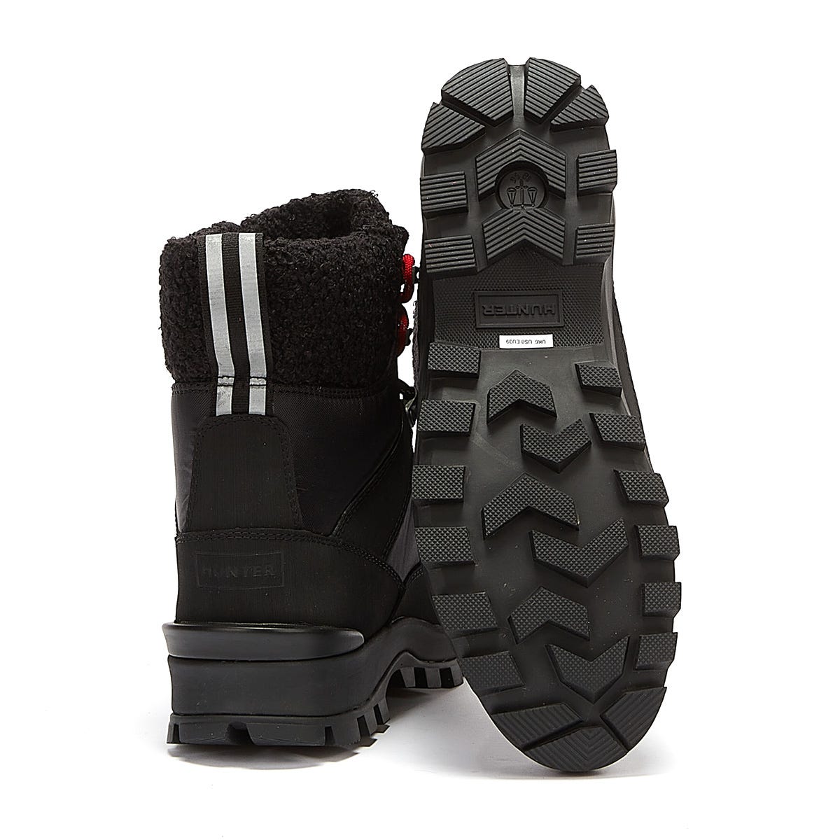 Hunter Commando Womens Black Boots