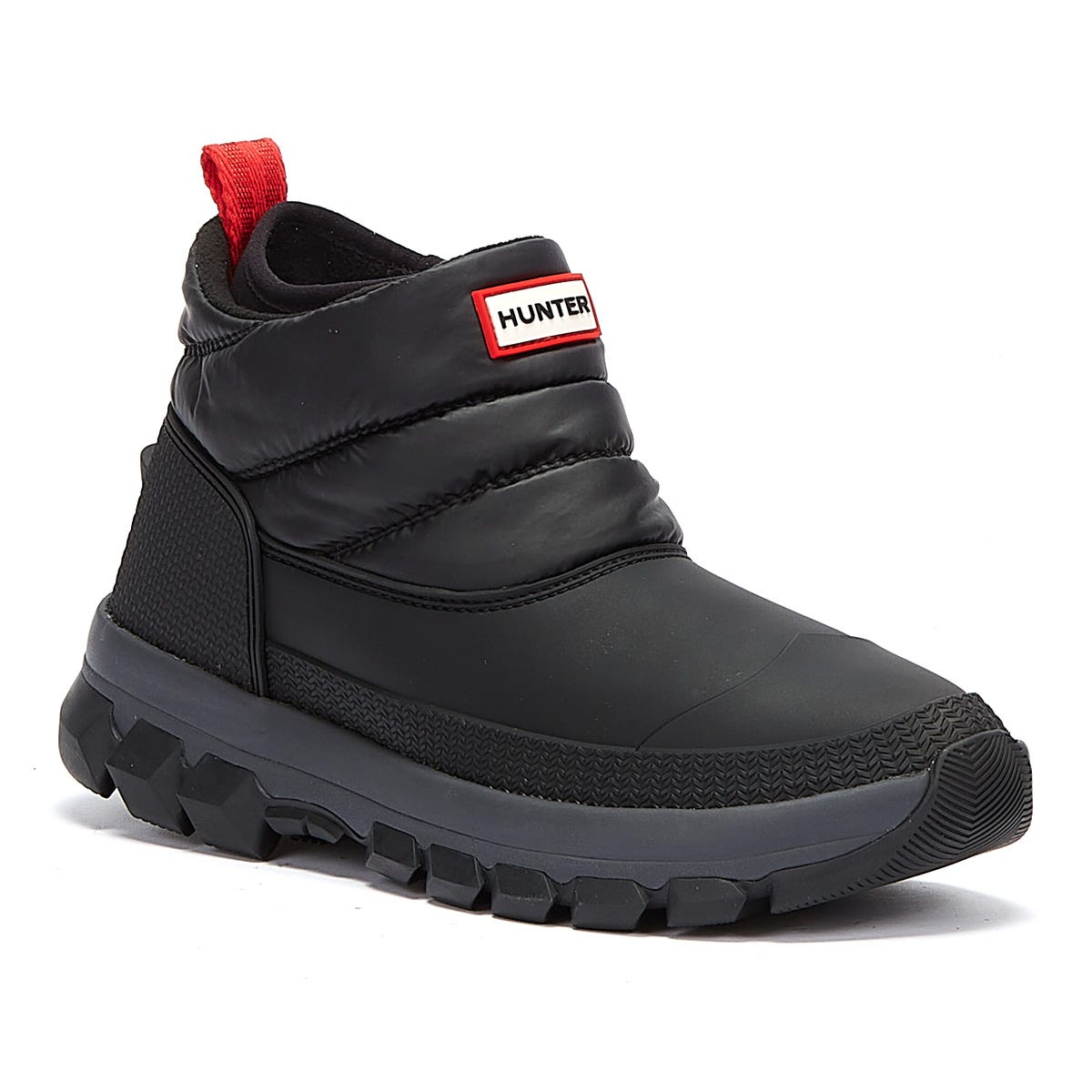 Hunter Original Insulated Snowboot Ankle Womens Black Boots