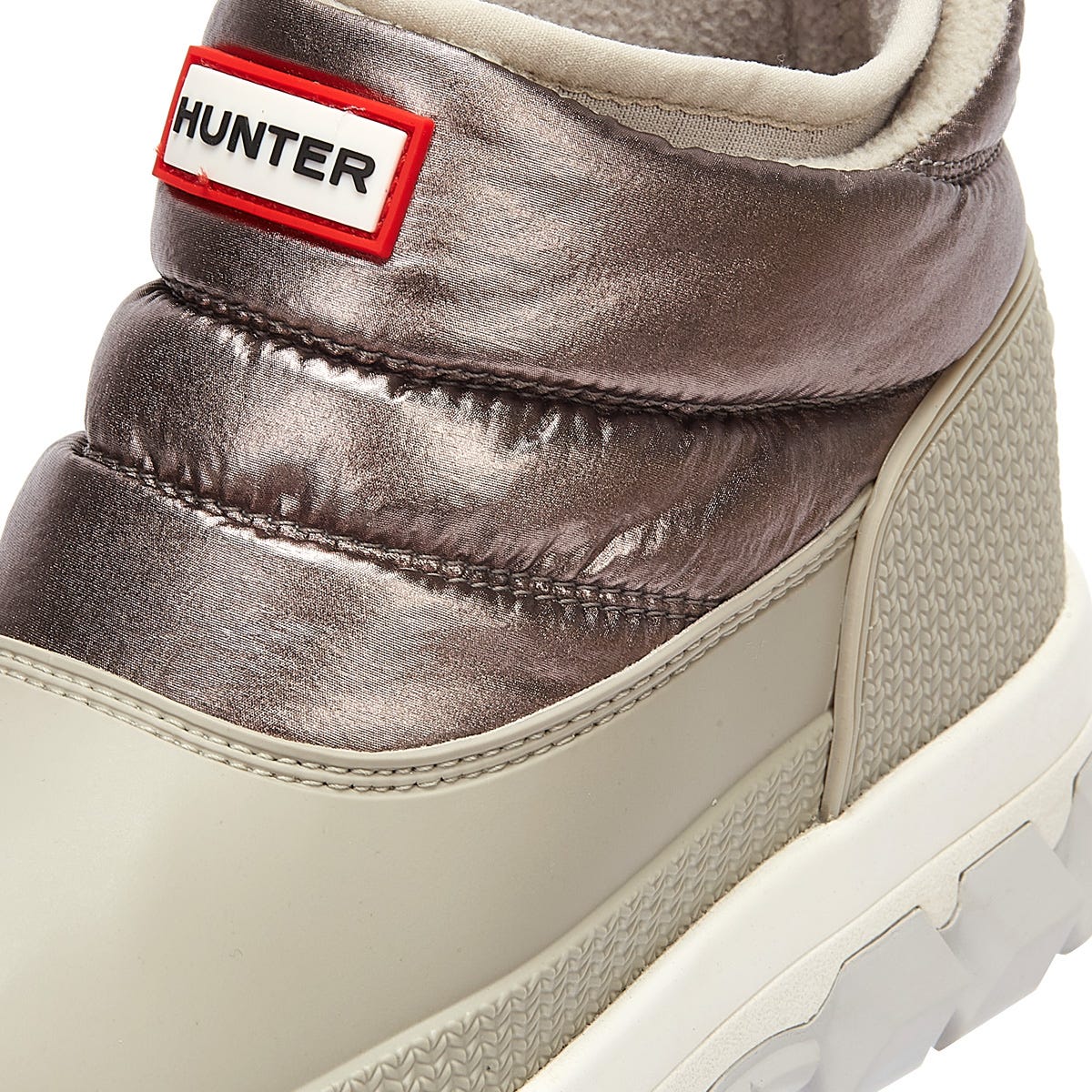 Hunter Original Insulated Snowboot Ankle Womens Silver / Grey Boots