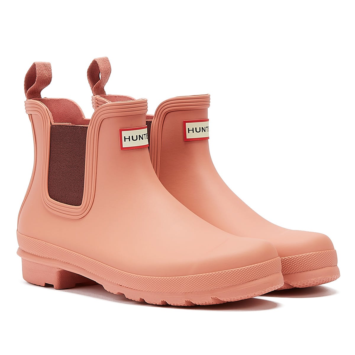 Hunter Original Chelsea Womens Rough Pink Boots