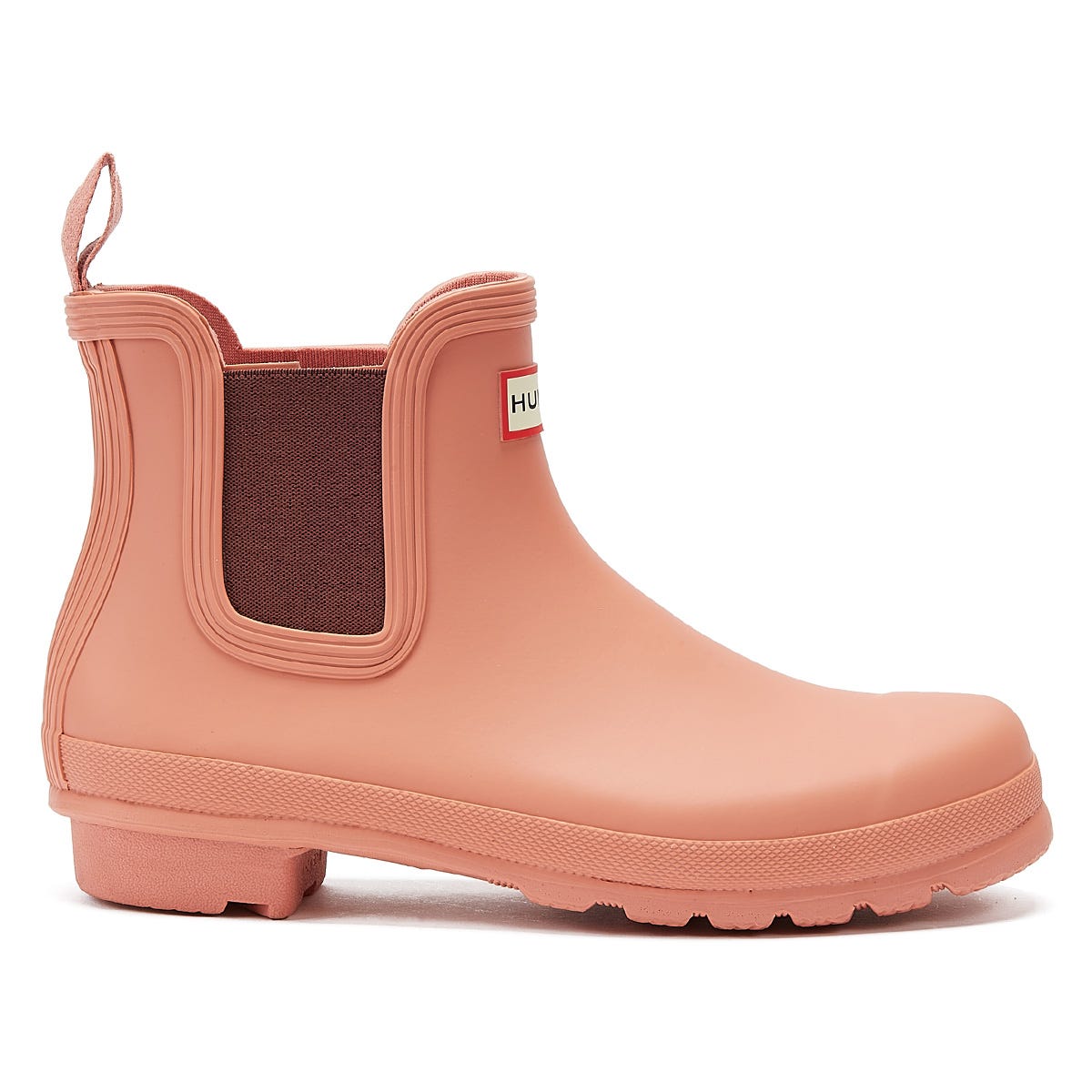 Hunter Original Chelsea Womens Rough Pink Boots