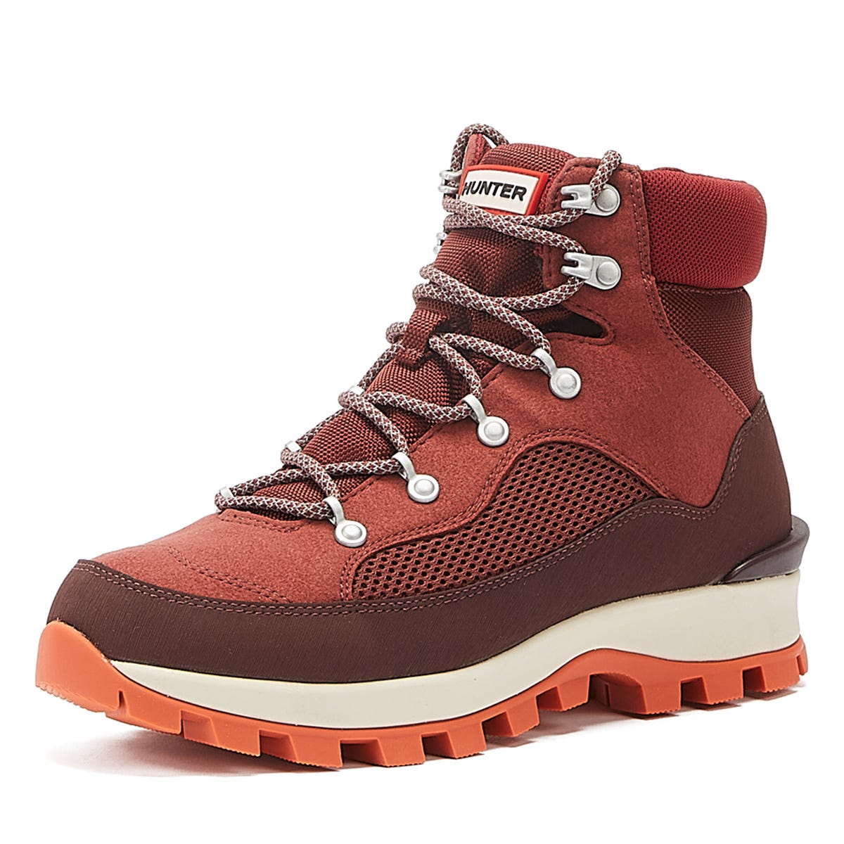 Hunter Explorer Womens Berry / Brown / Red Boots