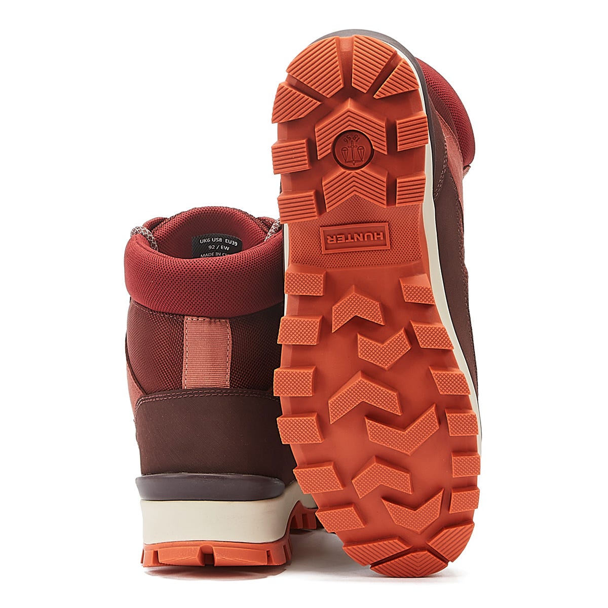 Hunter Explorer Womens Berry / Brown / Red Boots