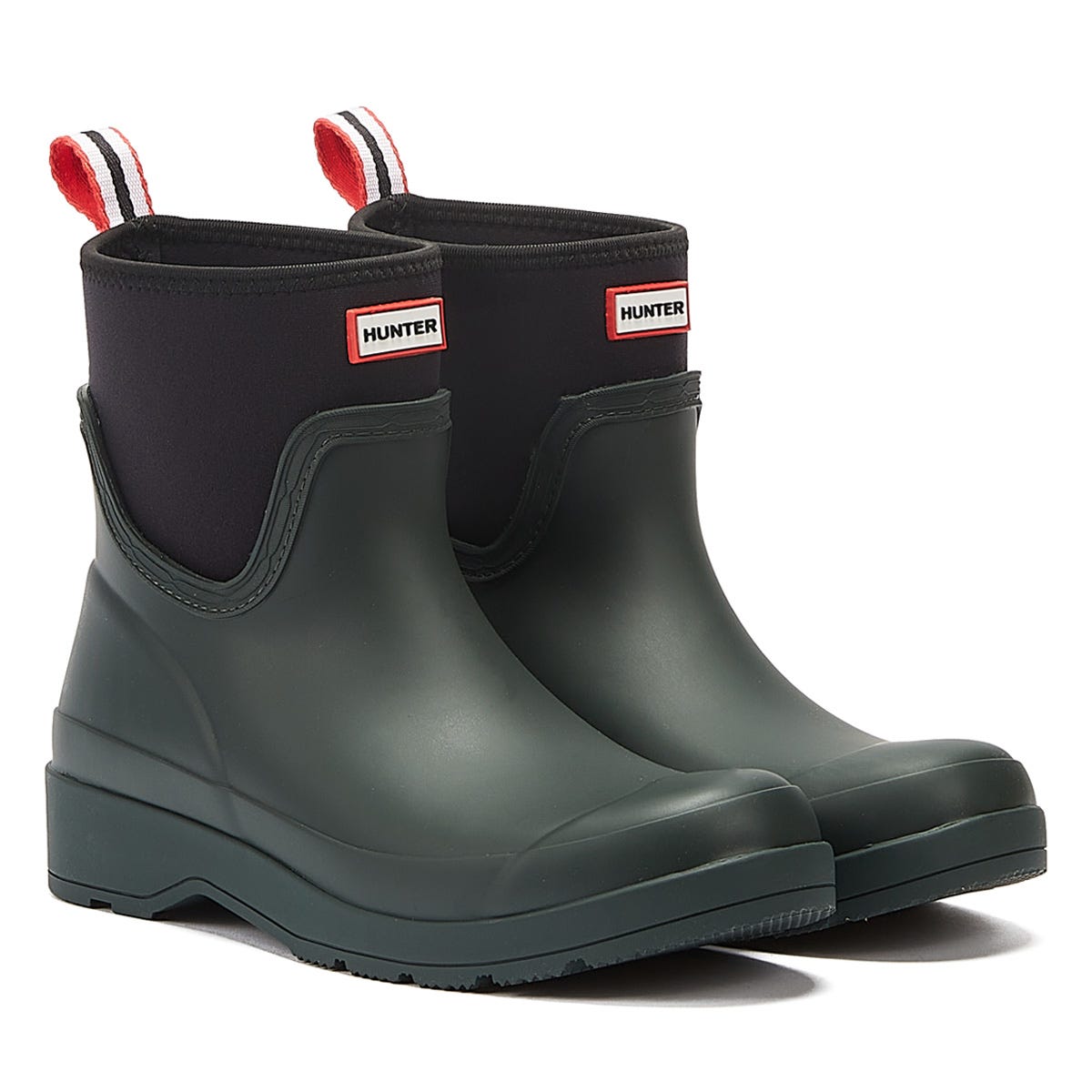 Hunter Play Synthetic Short Womens Arctic Moss Boots