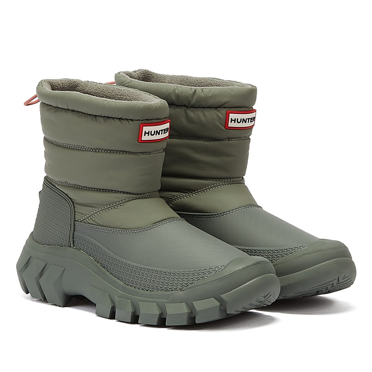 Hunter Intrepid Short Snow Womens Urban Grey Boots
