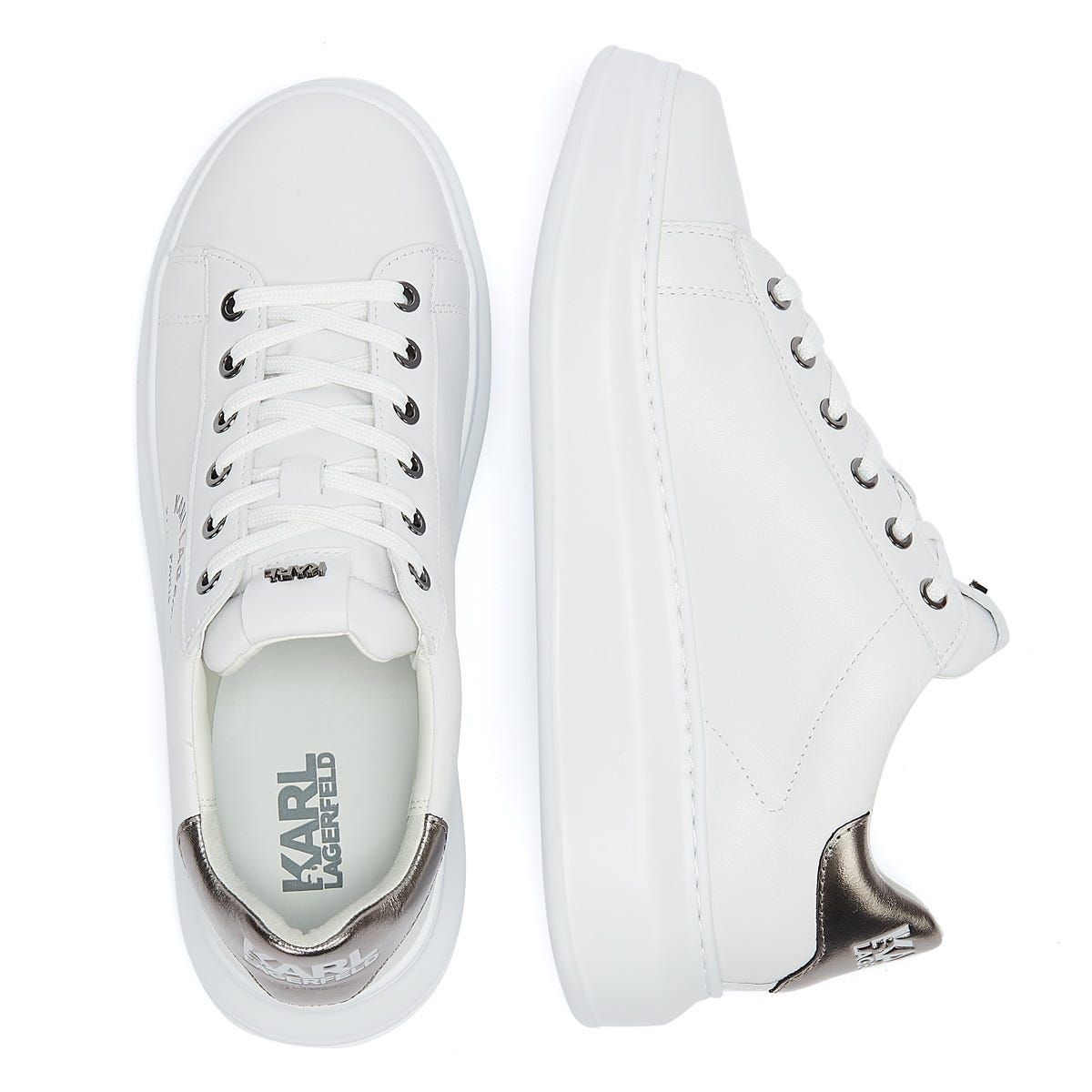 Karl Lagerfeld Kapri Maison Karl Womens White Trainers