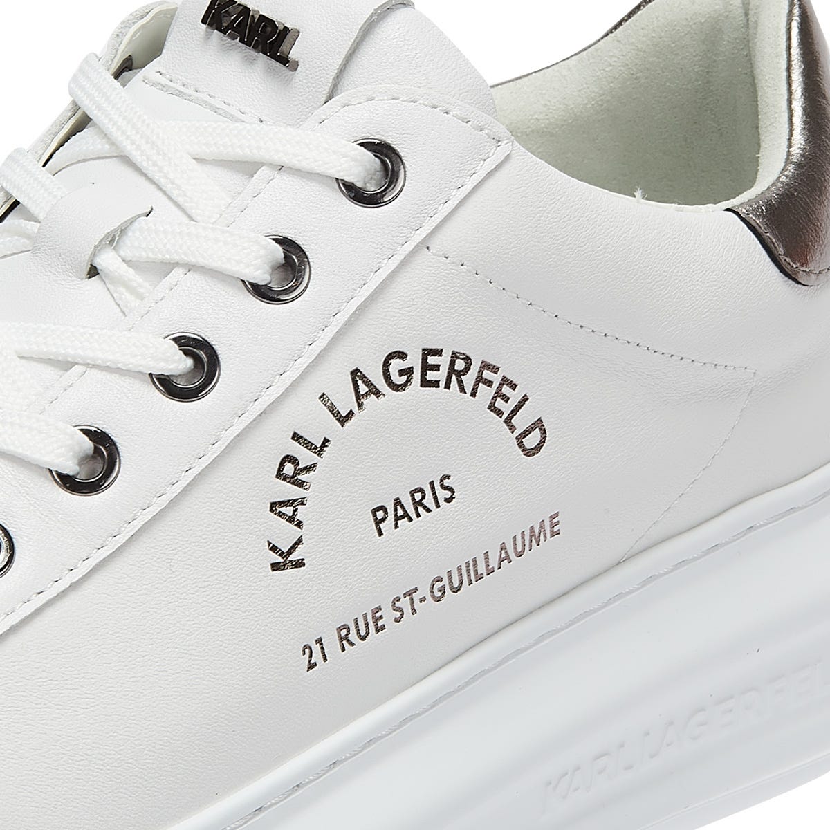 Karl Lagerfeld Kapri Maison Karl Womens White Trainers
