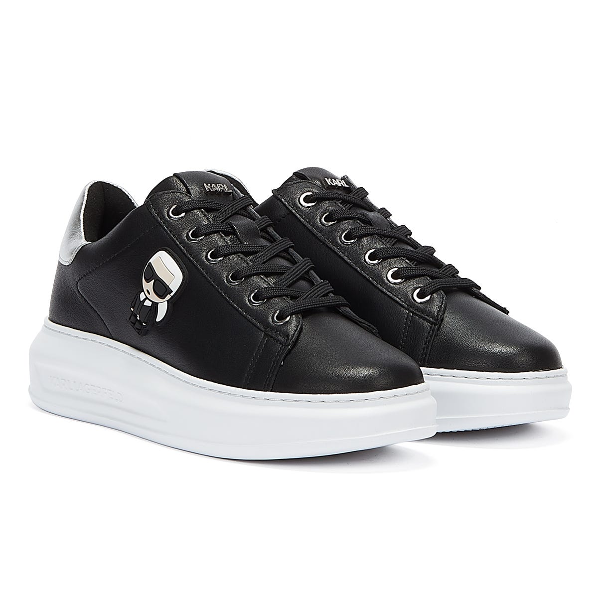Karl Lagerfeld Kapri Karl Ikonic Baskets noires pour femmes