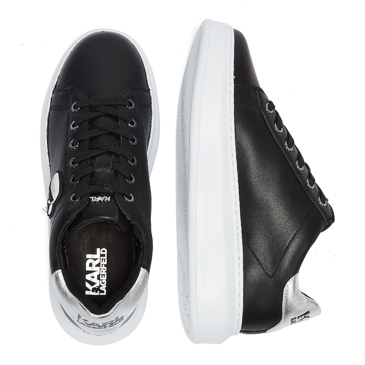 Karl Lagerfeld Kapri Karl Ikonic Baskets noires pour femmes
